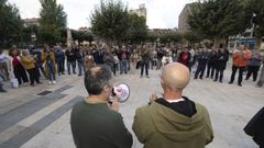 Bastante afluencia en la concentraci�n celebrada ayer en Carballo por Palestina