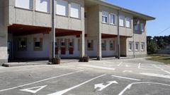 Acceso al colegio As Bizocas de O Grove.