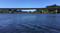 Desembocadura del r�o L�rez, en Pontevedra