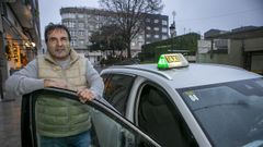 Francisco Vidal es taxista en Boiro desde hace m�s de una d�cada y ha encontrado de todo en los asientos traseros de su coche