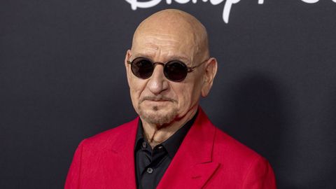 El actor Ben Kingsley, en enero en la presentaci�n de la serie �Wonder Man�