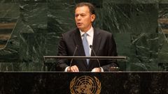 Lu�s Montenegro, la semana pasada en la ONU
