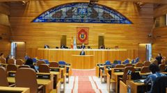 Una de las comparecencias celebradas en el Parlamento durante el estado de alarma