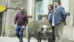 Cu��a, junto al portavoz del PNV Aitor Esteban, esta semana en Lal�n