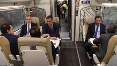 Viaje inaugural de la variante de Pajares presidido por Felipe VI