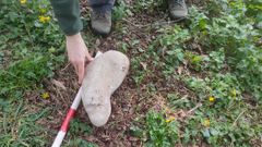 La piedra de molino fue recogida por el Seprona
