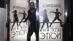 Rafael R�a, due�o de la discoteca Lel� de Noite, que har� una fiesta con cotill�n en Fin de A�o. 