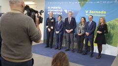 La inauguracin corri a cargo de Rueda, Barea y Rey Varela, que justo antes del acto posaron para la cmara junto a otras autoridades