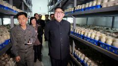 El l�der norcoreano, Kim Jong-Un, durante una visita a una f�brica
