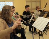 Alumnos comenzando el curso el pasado lunes. 