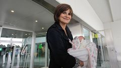 Lina, en una foto de archivo que data del 2016, que fue cuando tuvo a su �ltima hija