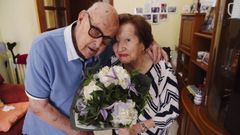 Clara y Artemio celebran sus 75 a�os de casados