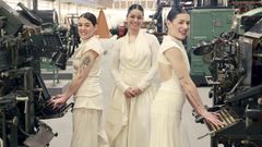 Las integrantes de Tanxugueiras, en La Voz de Galicia
