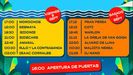 Horarios del festival Recorda Fest, que se celebrar en el puerto de A Corua el 6 y 7 de septiembre. 