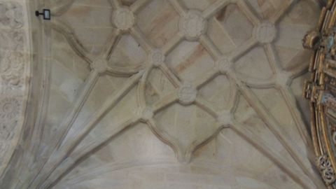 B�veda de la iglesia de Guimarei, en Friol