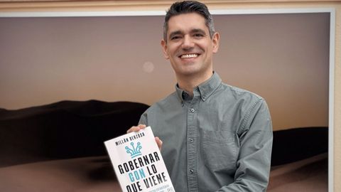 Mil�n Berzosa es autor del libro �Gobernar con lo que viene�. 