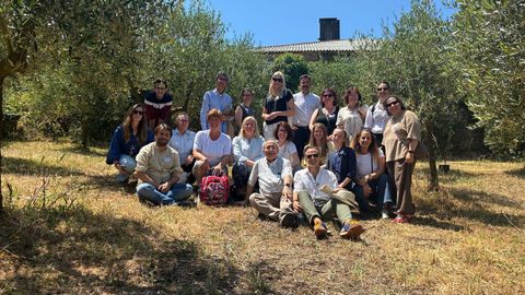 Los�integrantes de la delegaci�n europea realizaron varias visitas por la comunidad