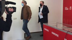 Juan Carlos Francisco acompa�� a Rodr�guez Villarino en su rueda de prensa de este lunes