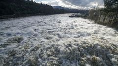 Las fuertes lluviasdesbordan ros por toda Galicia