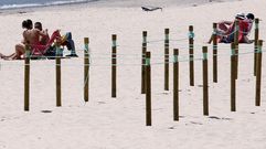 Playa de Silgar, en Sanxenxo