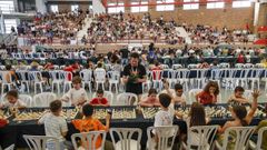 Espectacular aspecto del polideportivo de Maristas