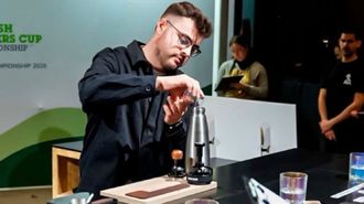 �lex Rodr�guez (Foz, 1994), durante su participaci�n en el Coffe Fest 2026, celebrado en el Ifema