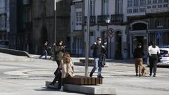 Ambiente por las calles de Viveiro durante este s�bado