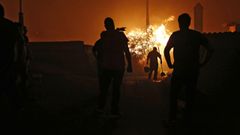 Imagen de archivo del incendio forestal del 2017 en Abelenda das Penas (Carballeda de Avia), en el que hubo un fallecido