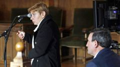 Carmen Reboredo durante el juicio celebrado en el 2013 en la Audiencia de Pontevedra