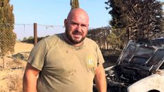 Captura del v�deo en el que El Pencho comparte con sus seguidores los da�os que ha sufrido la C-15: �Otra como ella no la hay�