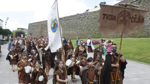 El desfile escolar del Arde Lucus