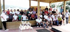 Todos los jugadores posaron juntos antes de la entrega de premios.