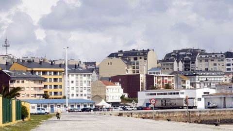 Vista de la zona del puerto de Foz (imagen de archivo)