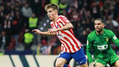 Pablo Barrios.Pablo Barrios con el Atl�tico de Madrid.