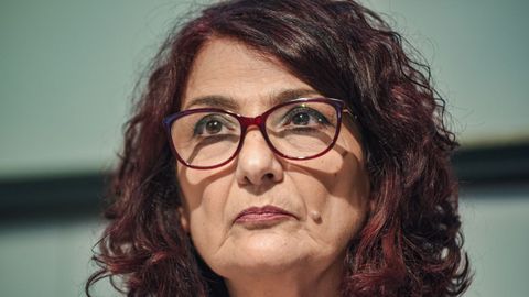 La madre de Mario Biondo, Santina D'Alessandro