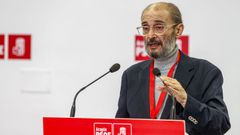 El expresidente de Aragn, el socialista Javier Lambn