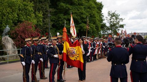 Jura de la bandera de la alcaldesa de Lugo