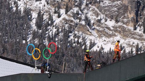 Vista general del escenario donde se disputar&aacute; las competiciones de curling en los Juegos Ol&iacute;mpicos de Invierno