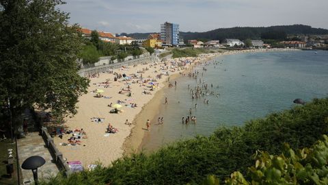 Playa de Mera, en Oleiros