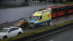 Imagen de archivo de una ambulancia
