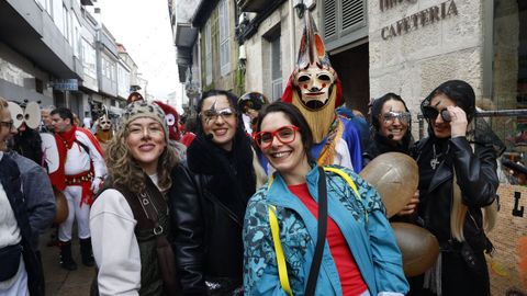 Disfraces e pantallas mestur�ronse en Xinzo