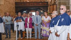 Este lunes fue el �ltimo d�a de fiesta en Mux�a. La exconselleira do Mar, Rosa Quintana, asisti� a los actos solemnes.