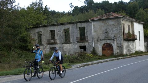 El edificio de A Merc est pendiente de ser rehabilitado. 