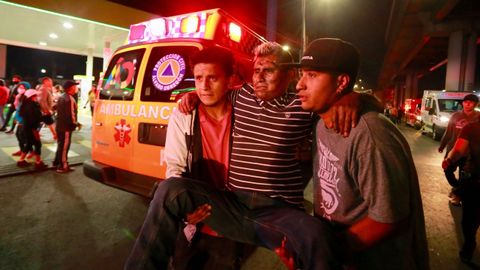 Derrumbe con v�ctimas en el metro de Ciudad de M�xico
