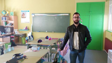 Alejandro Gonzlez, director del colegio de Triacastela