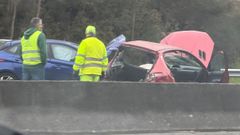Accidente en la VG-20 esta ma�ana a las 7.45 