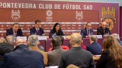 La junta de accionistas del Pontevedra CF se celebr� este lunes en el estadio de Pasar�n