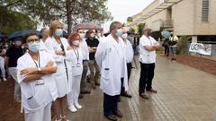 La Junta del Personal del hospital La Plana ha convocado una concentraci�n ante el centro para protestar y mostrar apoyo al personal sanitario que atiende con ozonoterapia al paciente con covid-19 que sigue en estado cr�tico