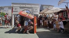 Romanos, castrexos, cuernos enormes... y mucha fiesta. Las fotos de la fiesta romana de Quiroga