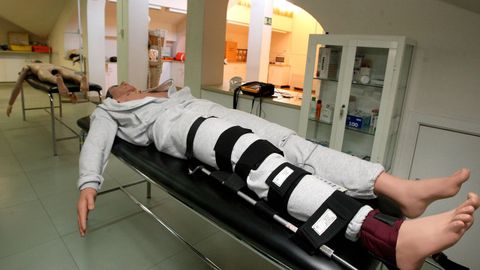 Imagen de archivo de una de las salas del centro de Bamio donde se imparte formación sanitaria